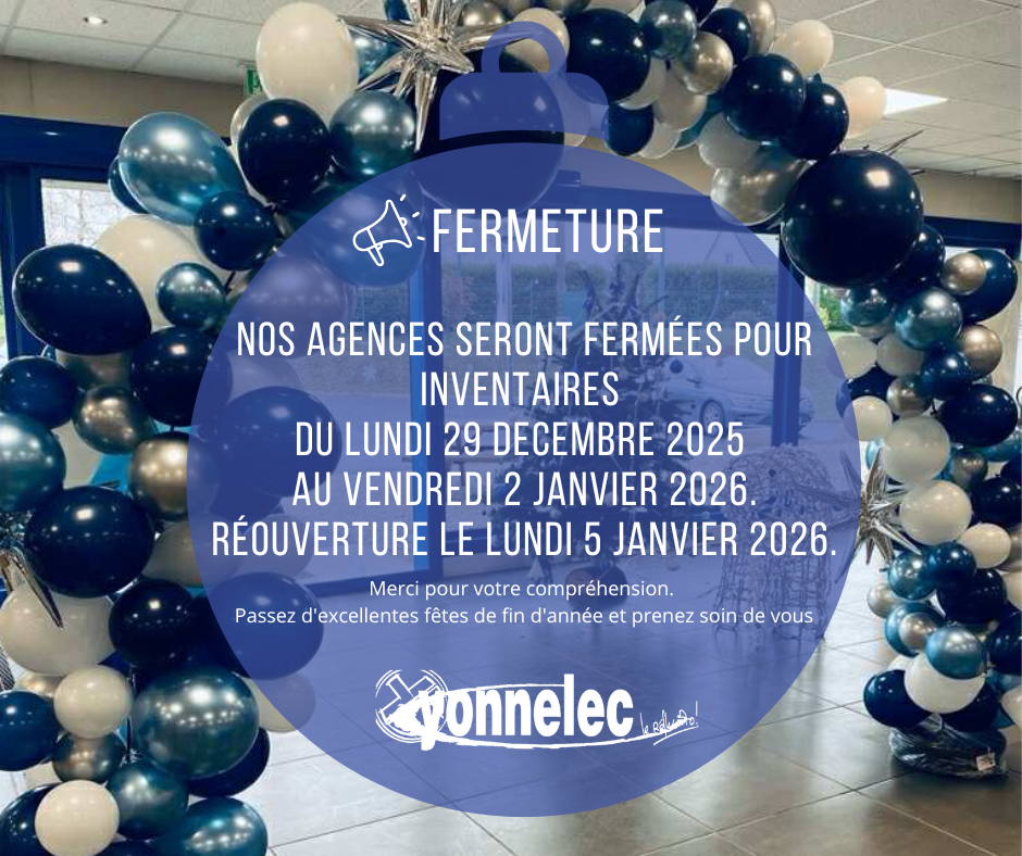 Fermeture pour inventaires