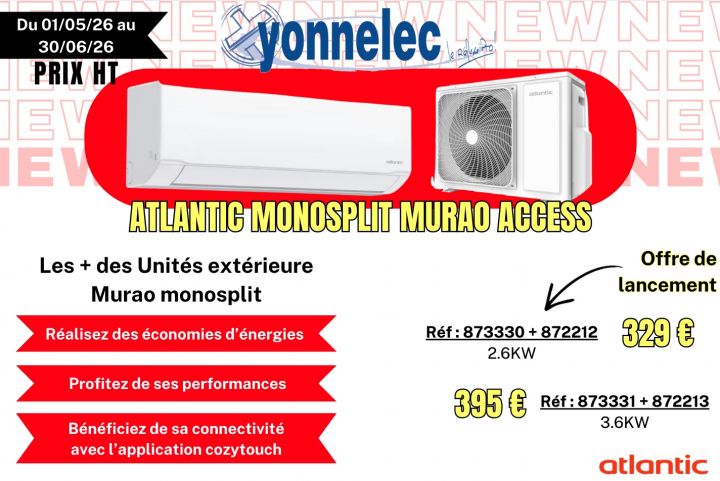Atlantic monosplit murao access
