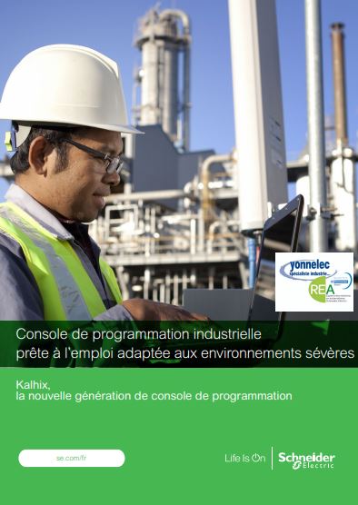 Console de programmation industrielle  prête à l’emploi adaptée aux environnements sévères