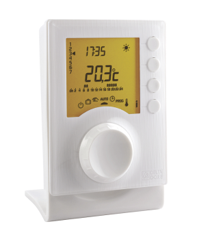 Thermostat programmable sans fil avec 2 modes de température DELTA DORE - Yonnelec Sens 89