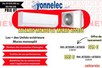 Atlantic monosplit murao access - Yonnelec Sens 89