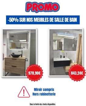 Offres spéciales sur nos ensembles de salle de bain ! - Yonnelec Sens 89