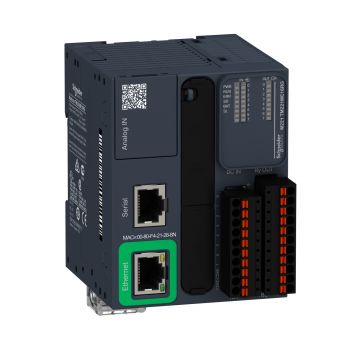 Modicon M221 Book, contrôleur 16E/S relais, port Ethernet+série, 24VCC, ressort SCHNEIDER ELECTRIC - Yonnelec Sens 89